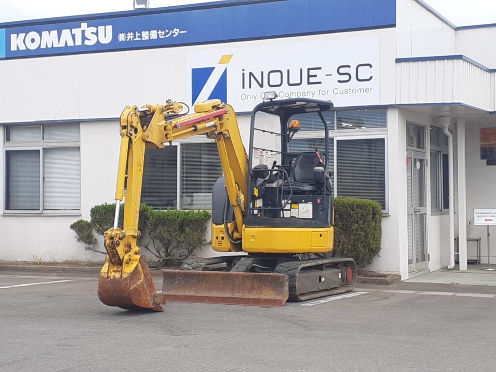 オフセットブームの３ｔミニショベル！ＰＣ３０ＵＵー６